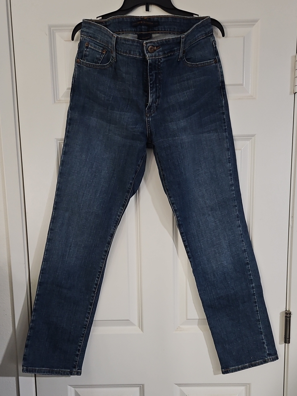 Levi's Mid Rise Skinny Jeans - Dark Blue